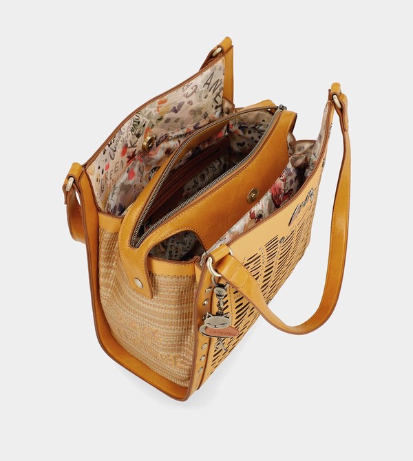 Anekke Nature Pachamama Ochre Shoulder Bags | JLI-085634