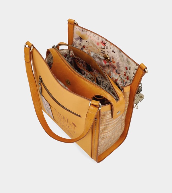 Anekke Nature Pachamama Ochre Shoulder Bags | JLI-085634