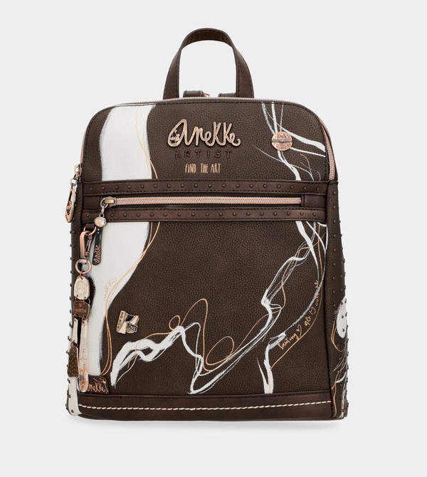 Anekke Nature Shodō 2 Compartment Brown Backpacks | YEF-860579