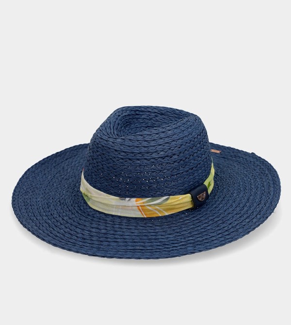 Anekke Navy Blue Raffia Hats | BHR-982537