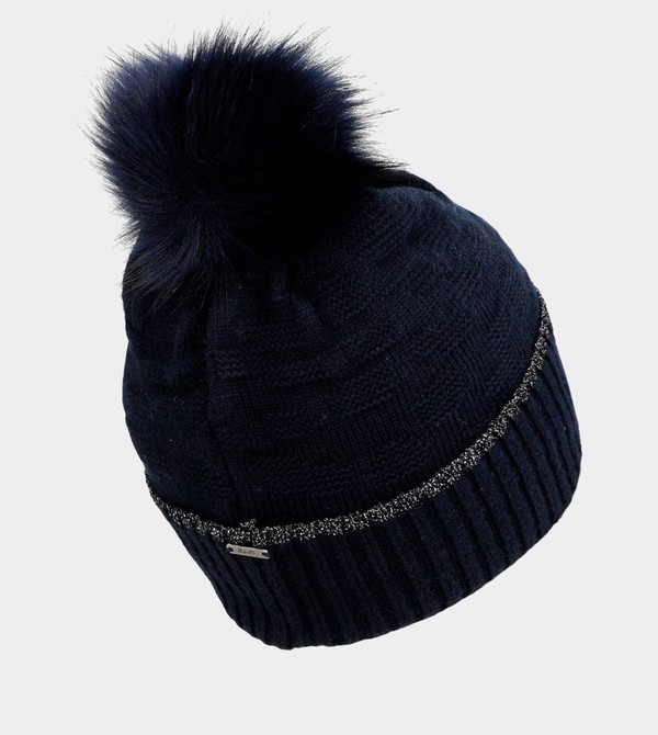 Anekke Navy Blue Shodō Knit Hats | ACY-638401