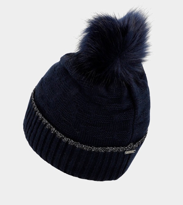 Anekke Navy Blue Shodō Knit Hats | ACY-638401