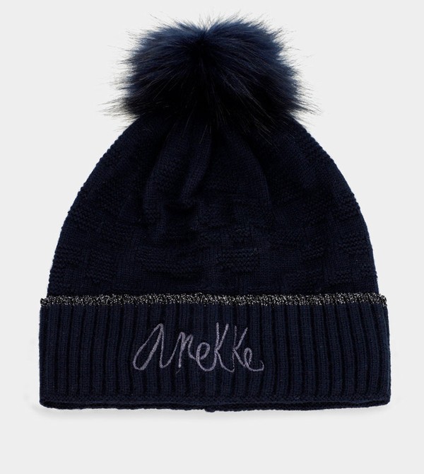 Anekke Navy Blue Shodō Knit Hats | ACY-638401