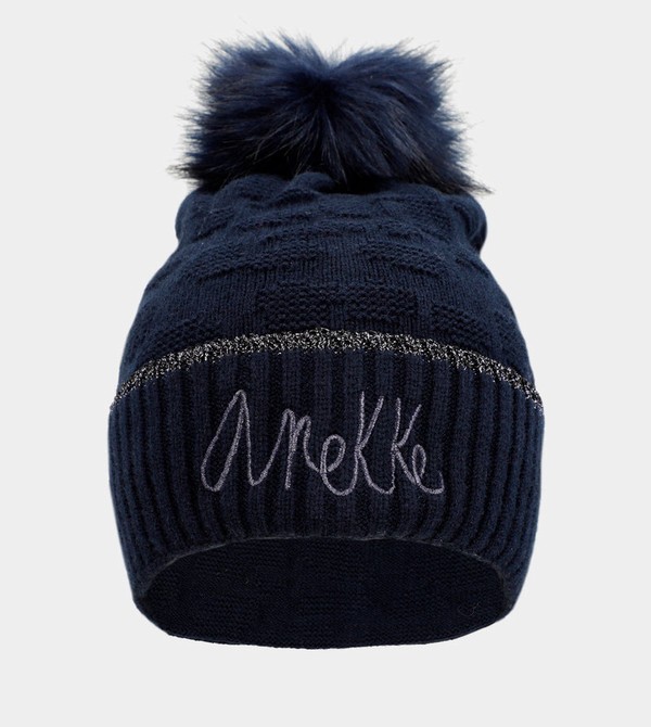 Anekke Navy Blue Shodō Knit Hats | ACY-638401