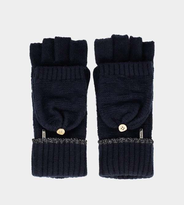 Anekke Navy Mittens Gloves | VRO-769512