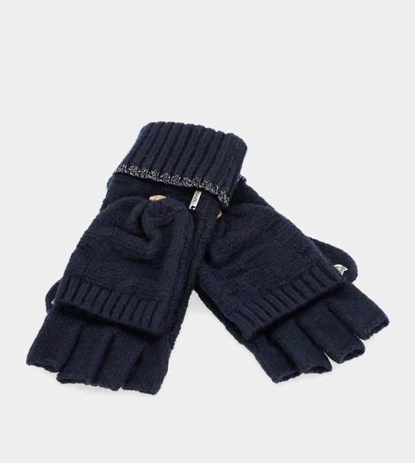 Anekke Navy Mittens Gloves | VRO-769512