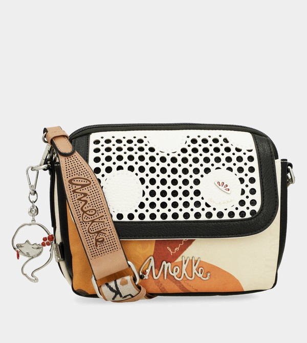 Anekke Oval Flap Alma Crossbody Bags | XEL-706192