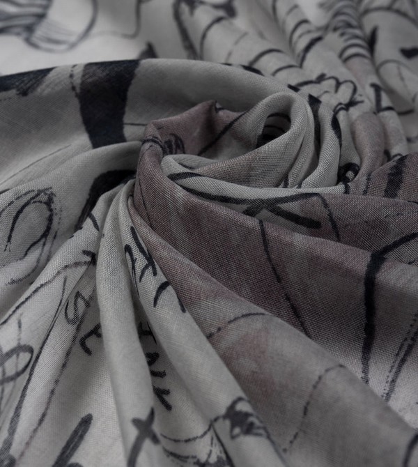 Anekke Palette Grey Scarf | ZUT-260473