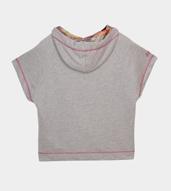 Anekke Passion Grey Sleeveless Sweatshirts | LUE-432671