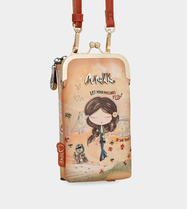 Anekke Peace & Love Camel 3-in-1 Rfid Crossbody Bags | YSH-637859