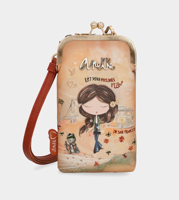 Anekke Peace & Love Camel 3-in-1 Rfid Crossbody Bags | YSH-637859