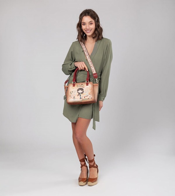 Anekke Peace & Love Camel Bowling Shoulder Bags | SXC-162970