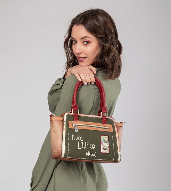 Anekke Peace & Love Camel Bowling Shoulder Bags | SXC-162970