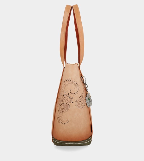 Anekke Peace & Love Camel Shopping Shoulder Bags | VCB-132758