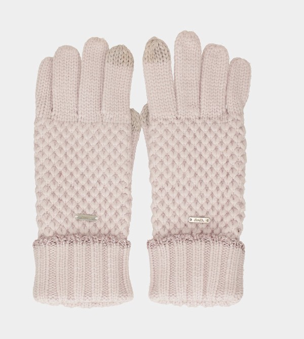 Anekke Pink Knitted Gloves | MTK-389120