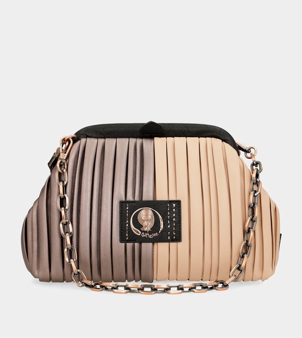 Anekke Shōen Palette Pleated Bowler Crossbody Bags | LQY-397014