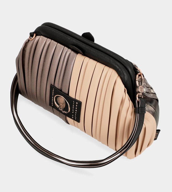 Anekke Shōen Palette Pleated Bowler Crossbody Bags | LQY-397014