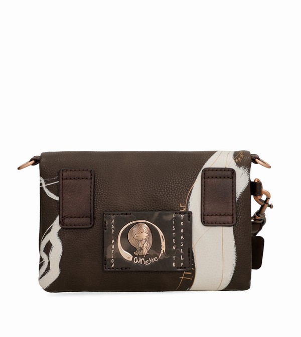 Anekke Small Brown Nature Shodō Crossbody Bags | KYB-721403