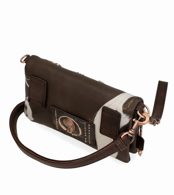 Anekke Small Brown Nature Shodō Crossbody Bags | KYB-721403