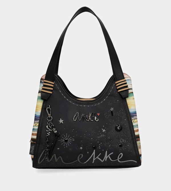 Anekke Studio Navy Blue Shoulder Bags | NYQ-350467