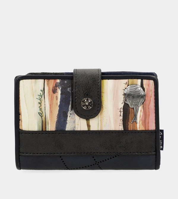 Anekke Studio Navy Blue Small Rfid Wallets | JQG-082473