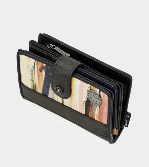 Anekke Studio Navy Blue Small Rfid Wallets | JQG-082473