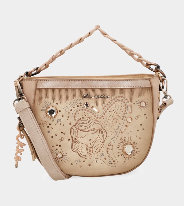 Anekke Studio Nude Oval Shoulder Bags | ZVO-920841