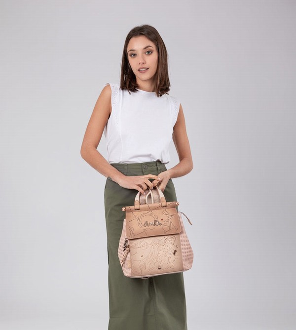 Anekke Studio Nude With Flap Backpacks | WEH-603185