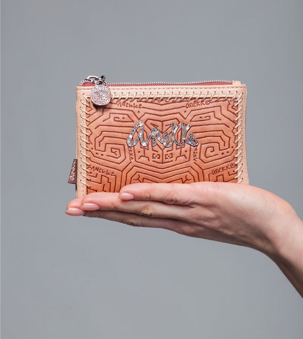 Anekke Tribe Medium Brown Rfid Wallets | NMG-215607