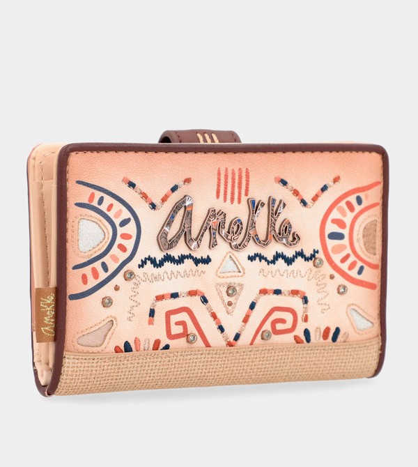 Anekke Tribe Medium Ethnic Print Rfid Wallets | GRF-759068