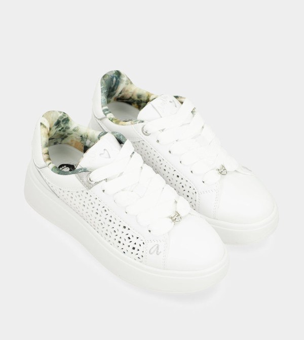 Anekke White Spotted Shoes | MWA-624531